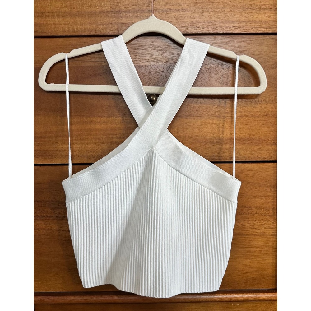 Debut Halter Top S/M White New